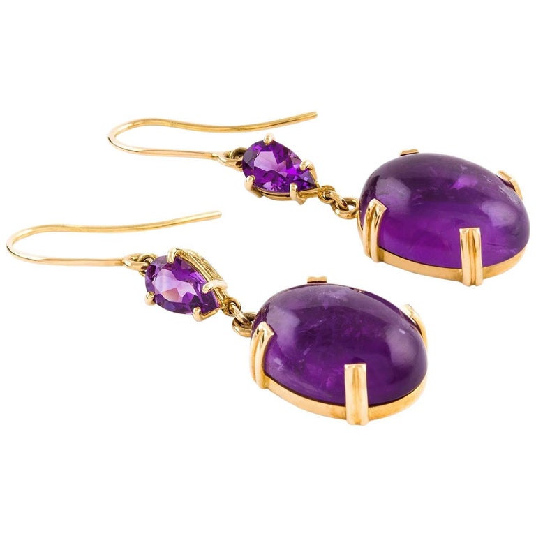 Oro Violet Earrings